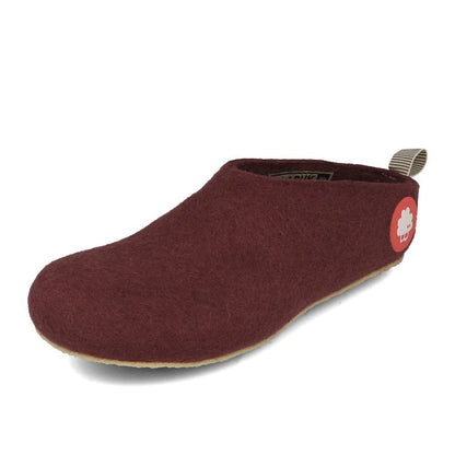 Baabuk Gus Filzpantoffel Slippers Bordeaux