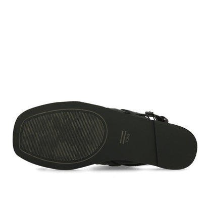 TOMS Freya Black Veg Tan Leather