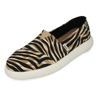 Toms Womens Alpargata Mallow Damen Natural XL Liger Print
