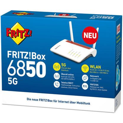FRITZ!Box 6850 5G V2 Router 5G Mobile Modem