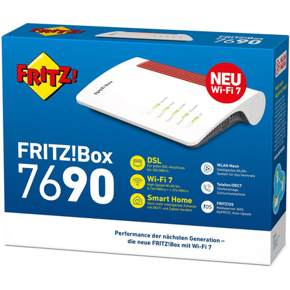 AVM FRITZ!Box 7690 Wi-Fi 7 VDSL WLAN Mesh Router