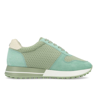 La Strada 2101457 Sneaker Damen Light Green Micro Mesh Snake