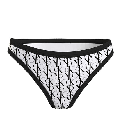 Calvin Klein Bikini Hose Damen Monogramm White