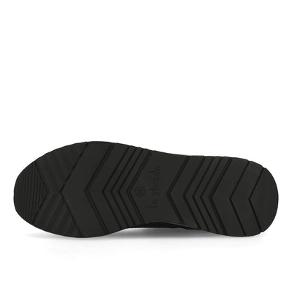 La Strada 2003169 Migh High Knitted Damen Sneaker Black Knitted Rubber
