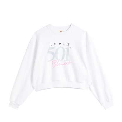 Levi's Graphic Vintage Crew 501 Sweatshirt W Damen Blues Bright White