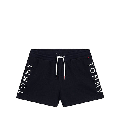 Tommy Hilfiger Embroided Logo Short Damen Joggingshorts Desert Sky