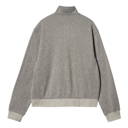 Carhartt WIP Luther Half Zip Sweat Herren Misty Grey Heather