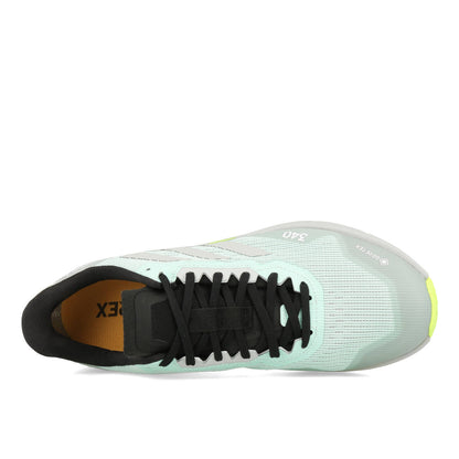 adidas Terrex Agravic Flow 2 GTX Semi Flash Aqua Wonder Silver Lucid Lemon